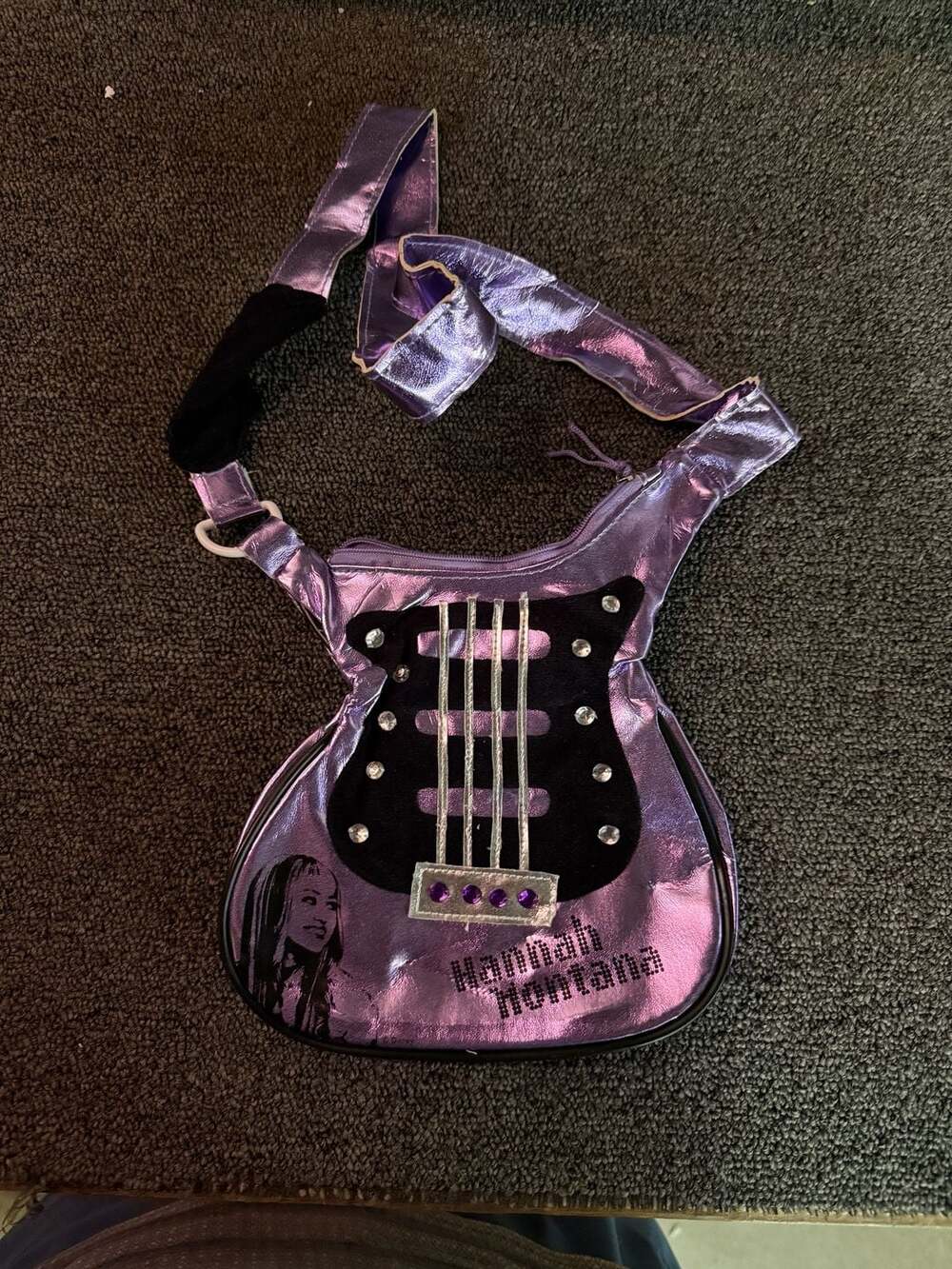 Disney Y2K Hannah Montana Guitar Crossbody Bag Purse
